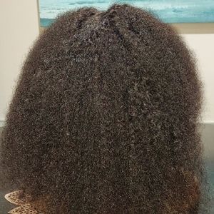 Kinky human hair